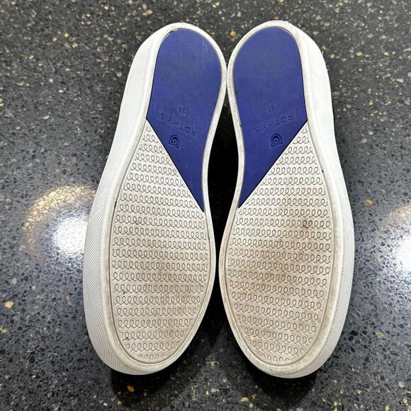 Rothy’s Original Slip On Sneakers. Black. Size 5.5 - Picture 9 of 10